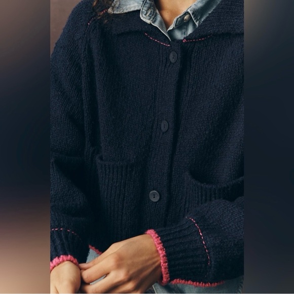 NWT Pilcro The Jesse Dog Icon Cardigan - Picture 3 of 6